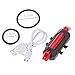 Eioflia 1PC USB Rechargeable Bike Light Waterproof Bike Tail Light 3 Modes Bike Light Safety Warning Lamp Fits All Mountain Bikes,Road Bike,Backpack(White),Bike Accessory