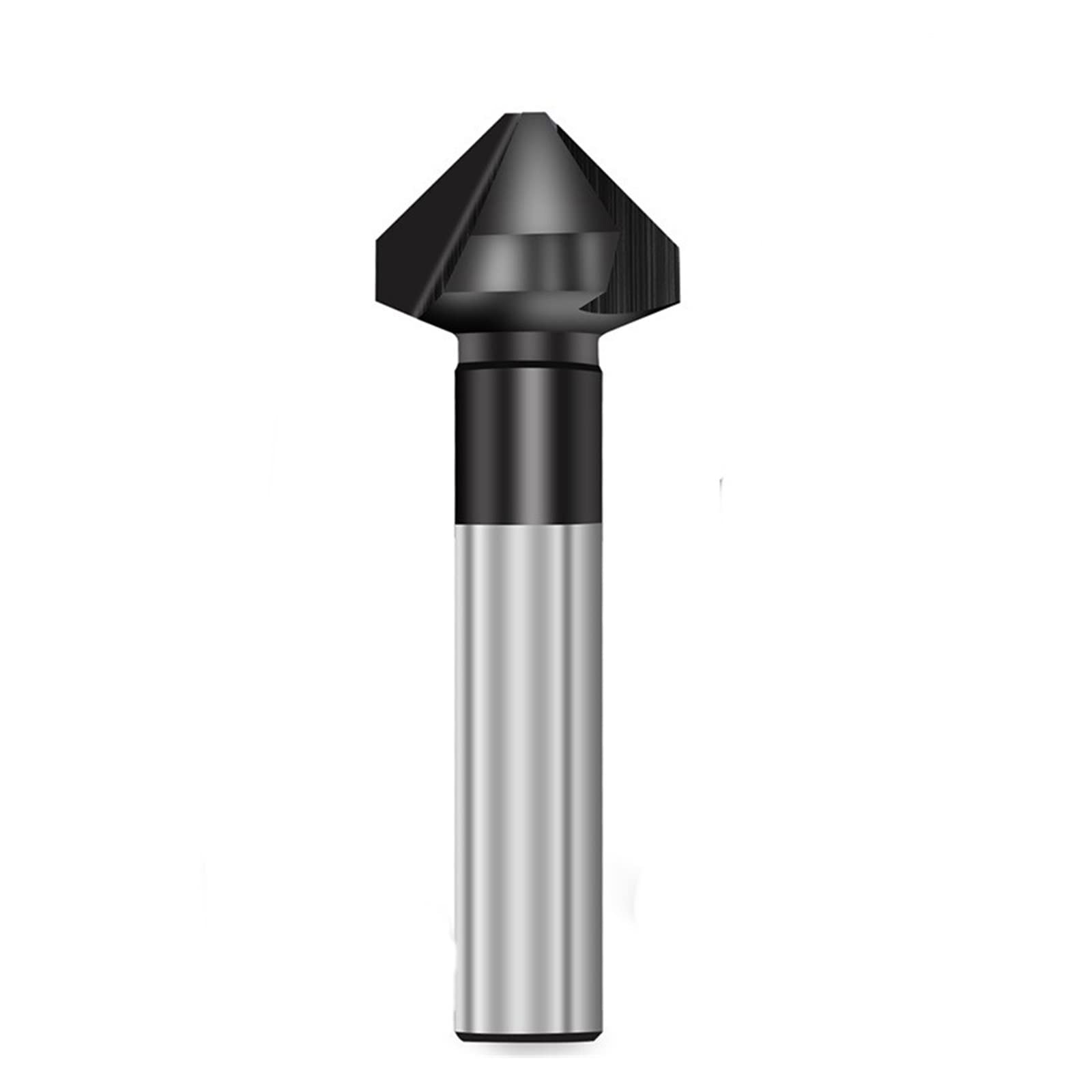 1 szt. 6.3-40mm wiertło rozwiercające HSS, M35 powlekane kobaltem 3 flety 90 stopni gratowanie rozwiercanie frez do fazowania drewna i metalu ze stali nierdzewnej (Size : 40mm)