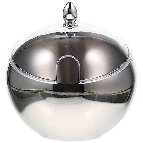 BELLIFFY Sauce Bowl Snack Serving Bowl Bottle Drying Rack Vegetable Container Bowl Soy Sauce Dishes Seasoning Container Fruit Bowl Kitchen Food Bowls Buffet Snack Bowl Stainless Steel