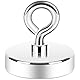 Neosmuk Angelmagnet, 100 kg + Zugkraft, starke CNC-gefräste Metallbasis mit leistungsstarkem Magnet, 4.4 cm großer Magnet für Entferner, Shop, Heben und Pick Up
