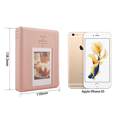 Sprite Science Fujifilm Instax Mini Photo Album 64 Pockets Pink - Thumbnail 3