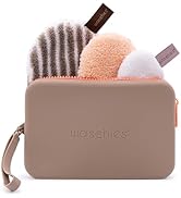 waschies Reusable Face Pads & Zero Waste Travel Bag - Set of 3 Face Pads: Eco Makeup Remover Pad,...