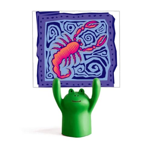 Support de mémo grenouille Scorpion pour décorer un bureau d'étudiant ou de salon