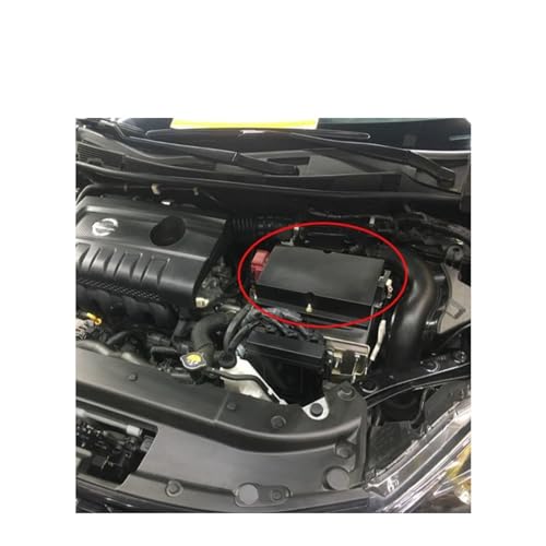 Cubierta de batería coche para Nissan Sylphy Sentra B17 2013-2019 tapa de terminal positivo 3