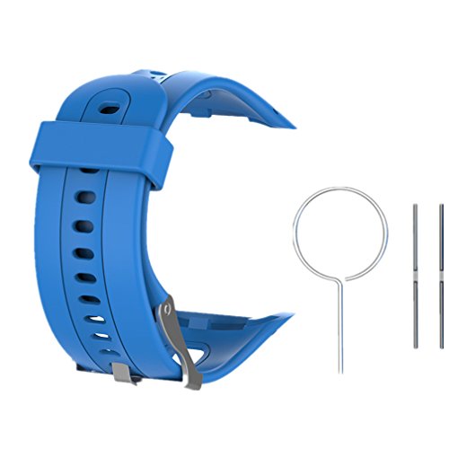 Muovrto Correa de Recambio para Garmin Forerunner 10,Pulsera Deportiva de Silicona para Garmin Forerunner 15