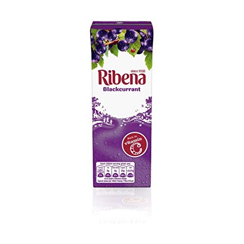 Ribena Original Blackcurrant Flavour Natural Fruit Juice 250ml Pack