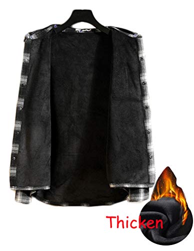 Image of Lavnis Men's Plaid Hooded Shirts Lightweight Shirt Jackets | Men's Fashion Hoodies, Long Sleeve Flannel Button Down Shirts, Vacation Wear, Fall Stylish Clothes, Casual Work Outfits