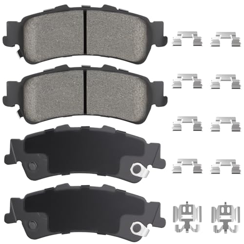 ILONPA Rear Ceramic Disc Brake Pads Set for Chevy Silverado