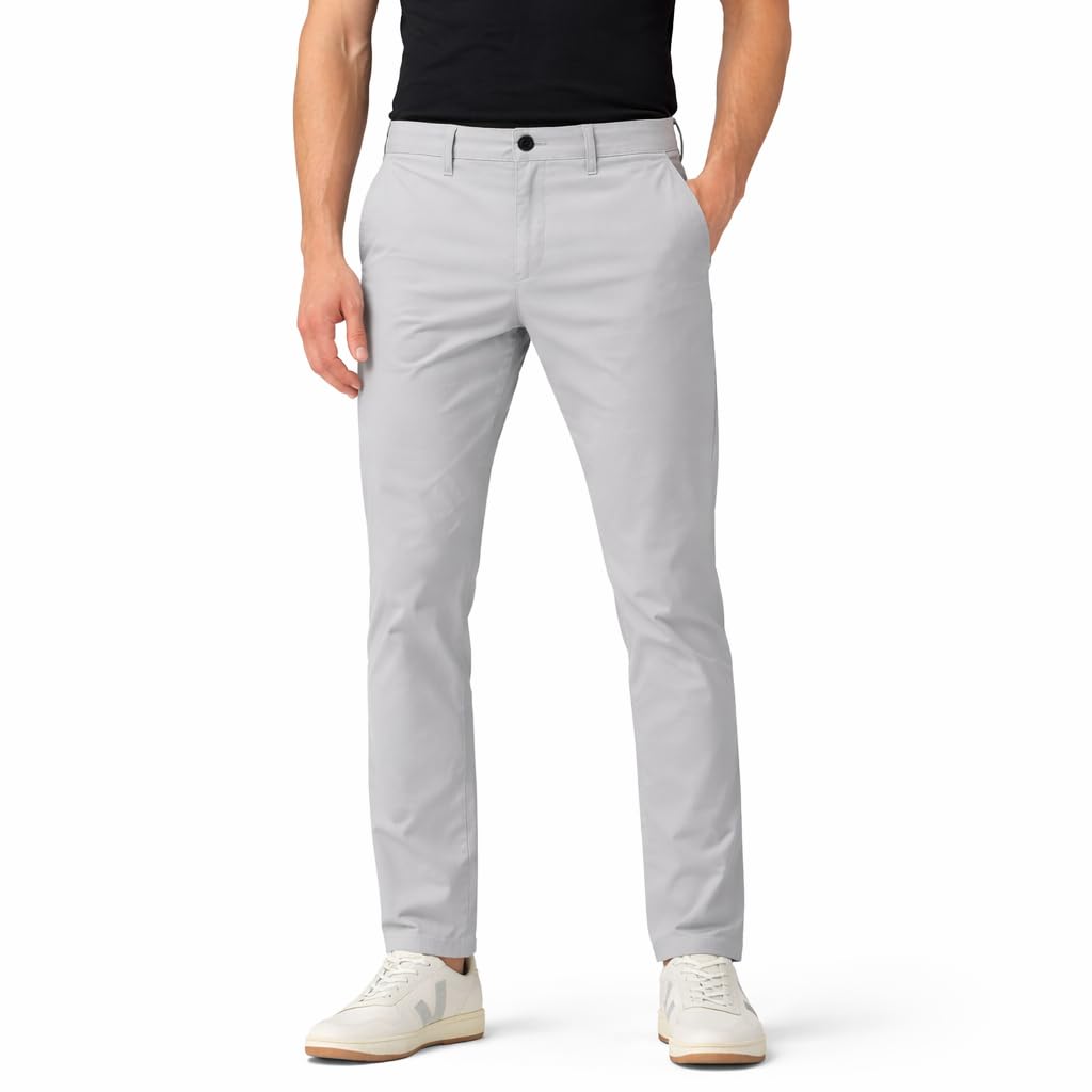 Men's Casual Regular Fit Cotton Pants | Chinos | Trousers-picture-56