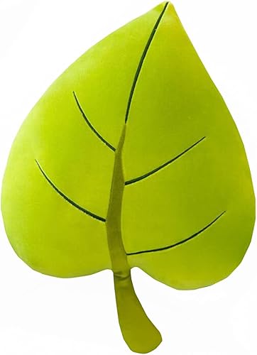 Almohada de hojas en forma de hoja, almohada de plantas 3D para sofá, decoración de sala de estar, cama de niños