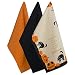 DII 100% Cotton, Oversized Decorative Halloween Holiday Printed Dish Towels, 18x28, Set of 3-Jack O Lantern, Dishtowels Set of 3-Jack O' Lantern