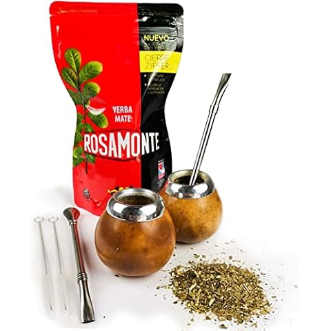 Set Rosamonte Yerba Mate with Gourds Cover