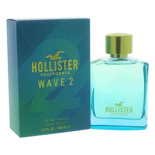 Hollister Wave 2, Eau de Toilette Spray, Men, 3.4 Ounce