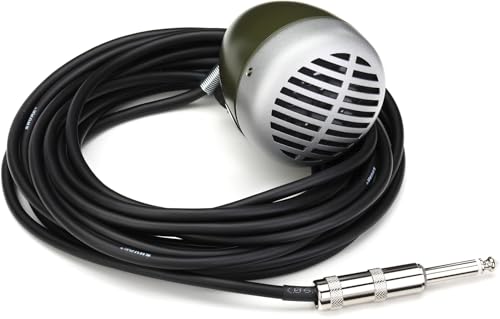 Shure Green Bullet 520DX Dynamic Harmonica Microphone