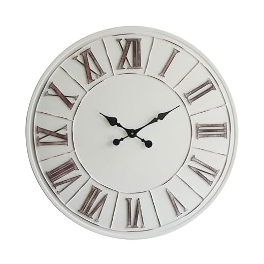 Oversized Farmhouse Wall Clock 30 inch, Extra Large Decorative Wall Clock for Living Room Decor |