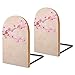 Lot de 2 serre-livres en forme de cerisier rose sur branche - Style vintage romantique - Pour livres / films / CD / jeux vidéo