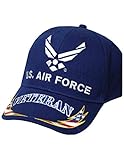 Eagle Emblems, INC. US Air Force Symbol Veteran Cap 100% Cotton w/Embroidered Branch Logo (Flag)