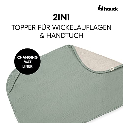 Hauck Auflage/Topper für Wickelauflagen wie Change N Clean - Sage – Ansicht 2