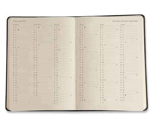 Cicero Agenda Planner Ciceros 2022 Clássica Semanal Planejamento 17x24, Preto, 7593