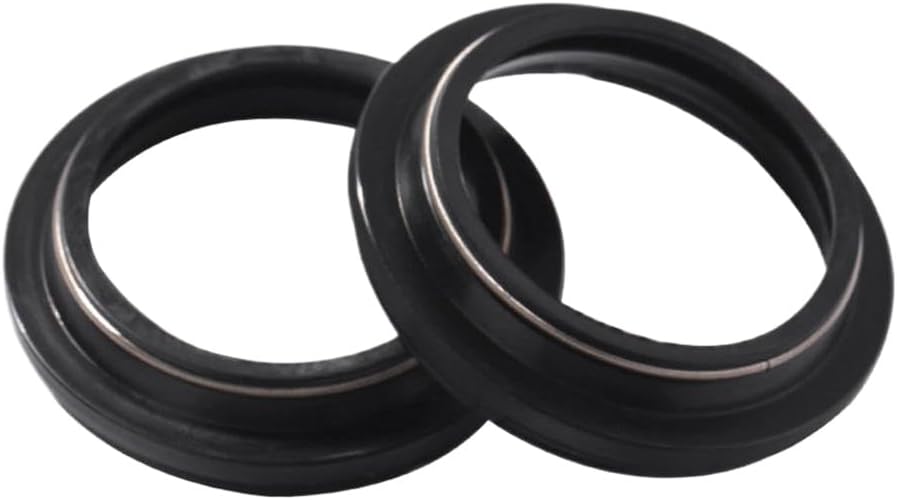 Front Fork Oil Seal And Cover Compatible With RS50 RX50 SX50 RS 125 ETX MX TUONO 500 650 STARK MOTO 6 5 1991 2009 2010(2pcs dust cover)