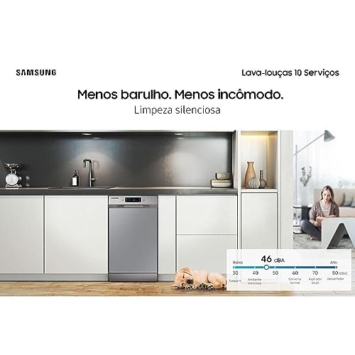 Lava-Louças Samsung Inox 10 Serviços 110V DW50C6070FS/AZ