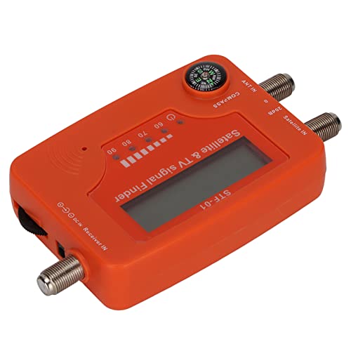 Shanrya Satellite Tv Signal Finder, Digital Satellite Signal Meter Accurate Quicker Tuning With Lcd Blue Backlight For Signal Measurement #TOP6
