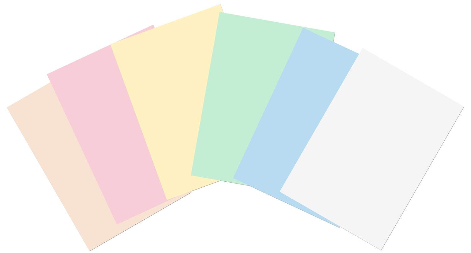 Elve 3 Stück à 102 Mappen 210 g 240 x 320 mm ISATIS Farben Pastellfarben