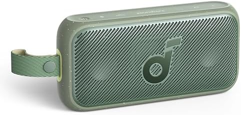 soundcore Motion 300 Bezprzewodowy przenośny głośnik Hi-Res z technologią BassUp, głośnik Bluetooth z technologią SmartTune, dźwięk stereo 30 W, IPX7, do ogrodu i pieszych wędrówek (zielony)