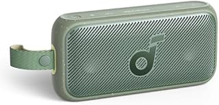 soundcore Motion 300 Bezprzewodowy przenośny głośnik Hi-Res z technologią BassUp, głośnik Bluetooth z technologią SmartTune, dźwięk stereo 30 W, IPX7, do ogrodu i pieszych wędrówek (zielony)