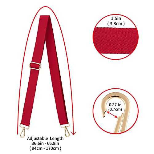 Image of ZOOEASS Wide Shoulder Strap (Solid),Adjustable Replacement Belt Crossbody Canvas Bag Handbag