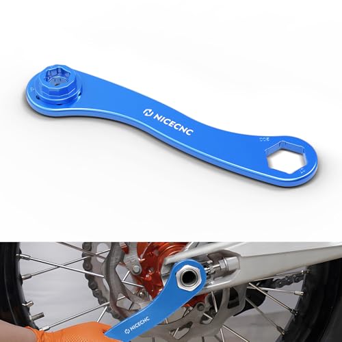 Image of NICECNC Motorcycle Wheel Removal Tool 17X27X32mm Axle Wrench Spanner Compatible with Husqvarna TE FE TC FC TX FX 125-701 2014-2022 TE FE 125-501 2023,See Fitment