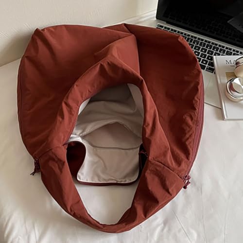 Slouchy Nylon Hobo Bags Women Crescent Shoulder Tote Handbag Trendy Large Purses4