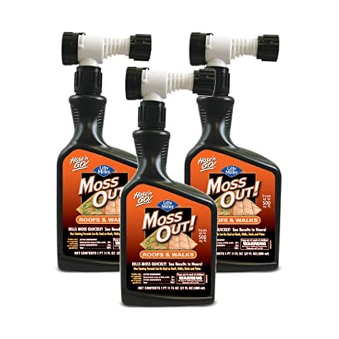 Lilly Miller 100503872 Moss Out Roofs Walks Ready To Spray 27-Oz (Pack of 3) Cover