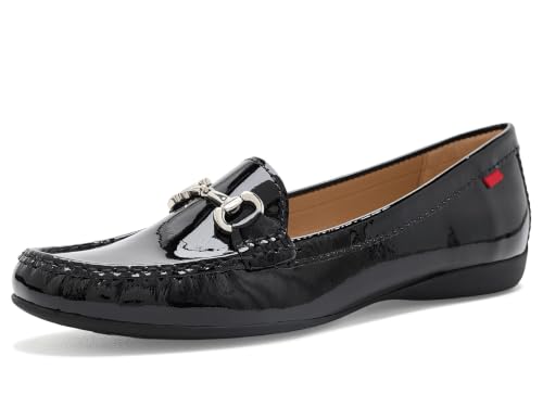 Image of Women's Genuine Leather Slip on Buckle Loafer