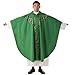 BLESSUME Priest Celebrant Chasuble Catholic Church Father Mass Vestments Robe (Green)