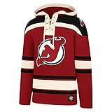nhl trikots günstig kaufen von '47 Brand 47 Brand NHL New Jersey Devils Eishockey Hoody Hoodie Kaputzenpullover Sweater Lacer Jersey Trikot Hooded (M)