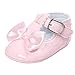 Zapatos Bebé Niña 2019 SHOBDW Zapatos De Princesa Dulce Pisos Zapatos Cuna Suela Suave Antideslizante Zapatillas Zapatos Lindos del Bowknot Primeros Pasos Zapatos Bebé Recién Nacida(Rosa,12~18)