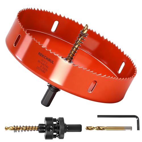 REKCKRUL 8 inch hole saw