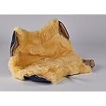 Naturasan Lammfell Handwärmer, warmer Kinderwagen Handmuff mit Lammfell Innenfutter, Muff, Kiwa, Buggy, Jogger, Radanhänger, HW-03-Bambini (Navy)