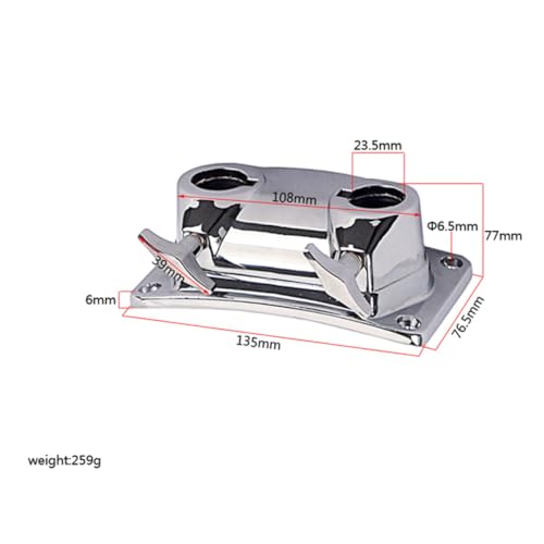 Soporte para Tom Clamp de Metal de Doble Agujero miniatura 6