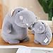 AQCQDQ Nilpferd Plüschtier, Kuscheltier, Stofftier, Plüsch Spielzeug, Weiche Flauschige Schmusekissen, Kinderzimmer Deko, Wurfkissen, Geschenke (12cm)