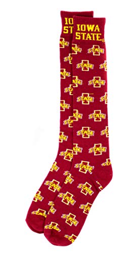 Donegal Bay NCAA Iowa State Cyclones Maroon Dress Socks