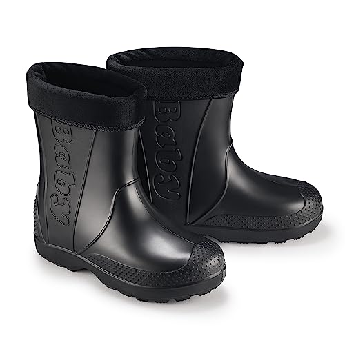 Botas De Agua Niños Katiuskas Solognac 100 Ligeras Pvc Rojo Teja