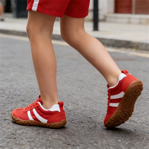 Image of KUBUA Kids Barefoot Shoes Boys Girls Wide Toe Box Zero Drop Sneakers | Breathable Lightweight, Reinforced Toe, Minimalist, Hiking, Tennis, Running, Walking, School, Toddler, Little Kid, Big Kid