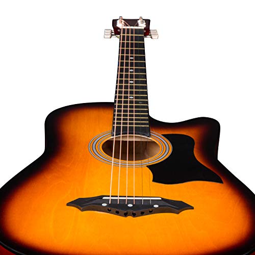 Image of JOYMUSIC 6 String, Right, Sunburst (JG-38C)