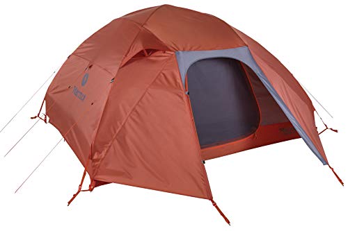 Marmot Unisex's Vapor 4P Lightweight 4 Person, 4 Man Trekking, Camping Tent, Absolutely Waterproof, Burnt Ochre #TOP3