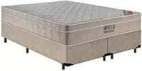 Cama Box + Colchão de Molas Ensacadas - AirTech SpringPocket - Ortobom (BEGE, Queen)