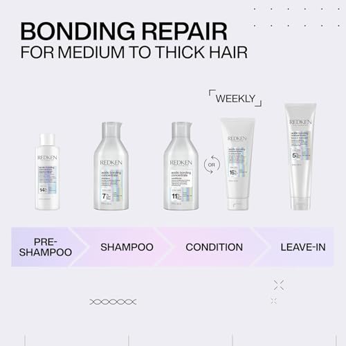 Acondicionador Redken Bonding para reparación de cabello dañado, concentrado de unión ácida, para todo tipo de cabello