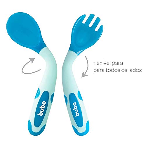 Buba Kit Talher Flexivel E Termossensivel Azul Buba Azul
