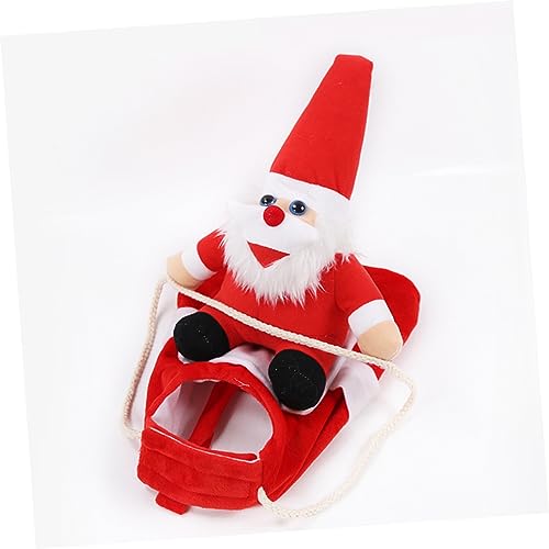 Disfraz de Navidad para perro Santa Claus tamaño S miniatura 3